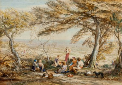 The Rustic Dinner by Samuel Palmer